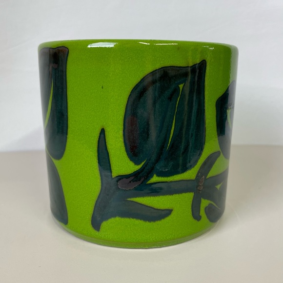 ❤️ SOLD ❤️ Vintage Poole Delphis Vase Plant Pot Tina Fancy Handmade Pottery 70s - Picture 2 of 9